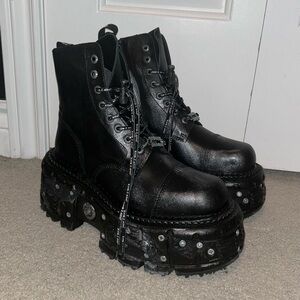 NIB New Rock Tank M-MILI083CCT-C17 women’s size 39 / 8.5